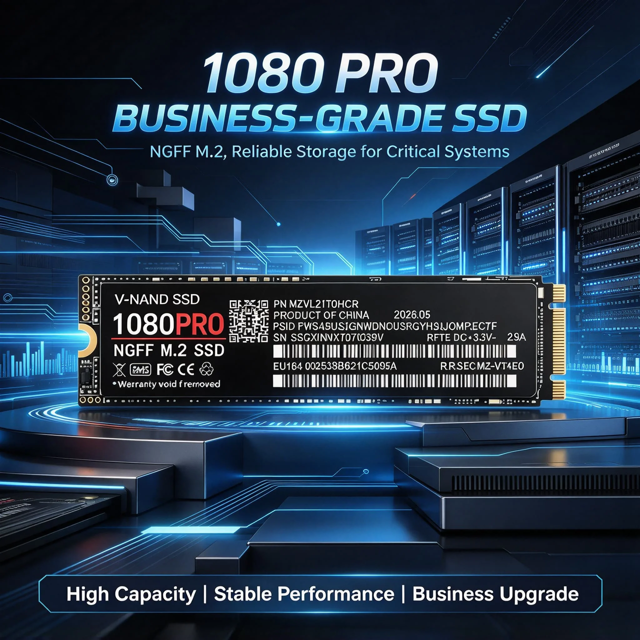 1080PRO NGFF SSD M2 SATA3 Inside Solid State Drive for Laptop Desktop Computer 4TB 2TB 500GB 1TB Internal Solid State Disk M2 PC