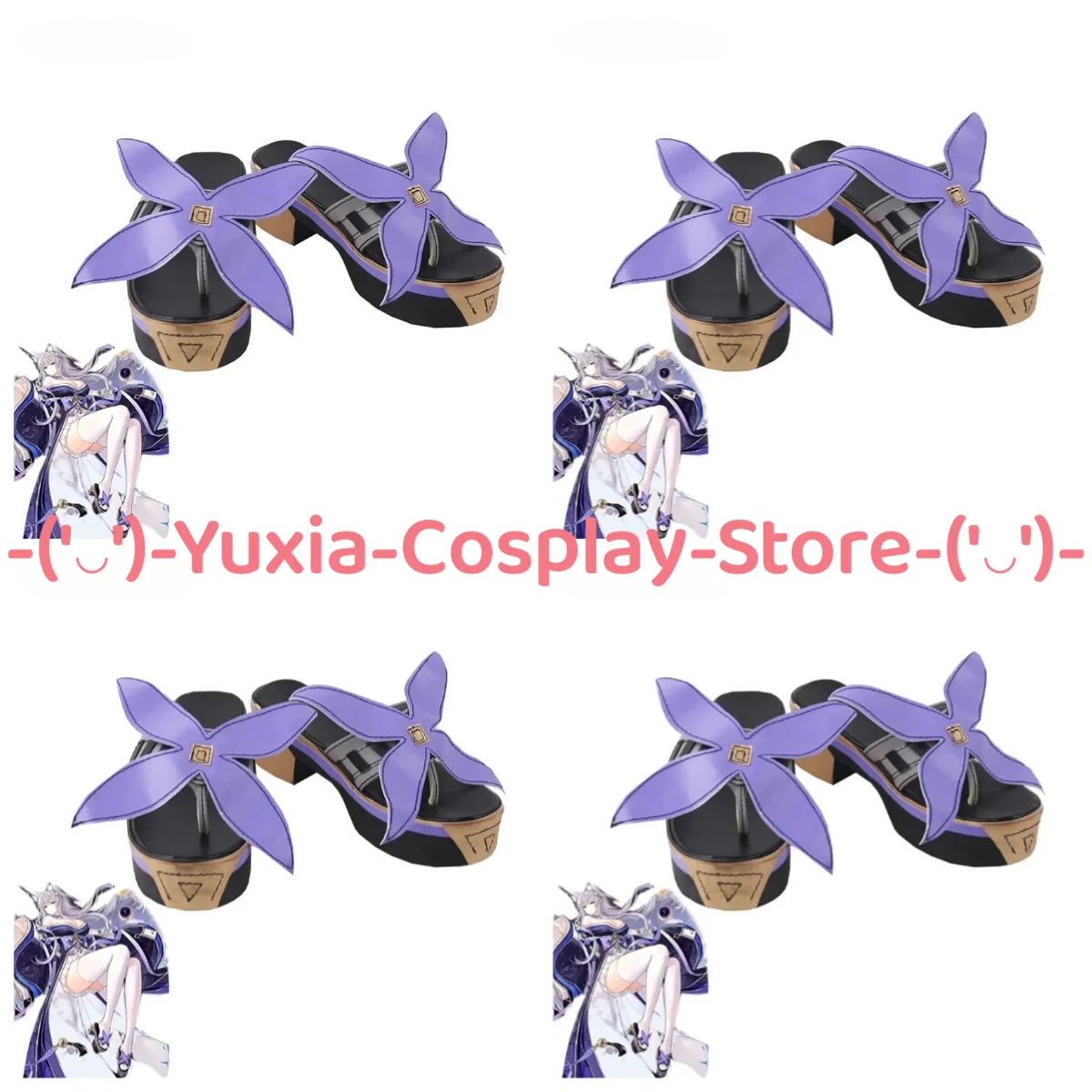 

Юксиакосплей! Genshin Impact Sangonomiya Kokomi обувь для косплея аниме игровой персонаж реквизит ботинки из искусственной кожи костюм для Хэллоуина