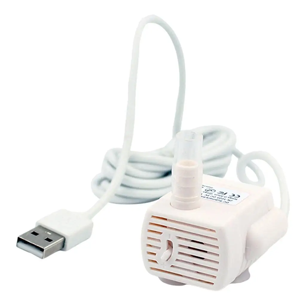 Replacement USB Water Pump for Pet Fountains Portable Quiet Drinker Motor for Dogs and Cats Automatic Bowls Home