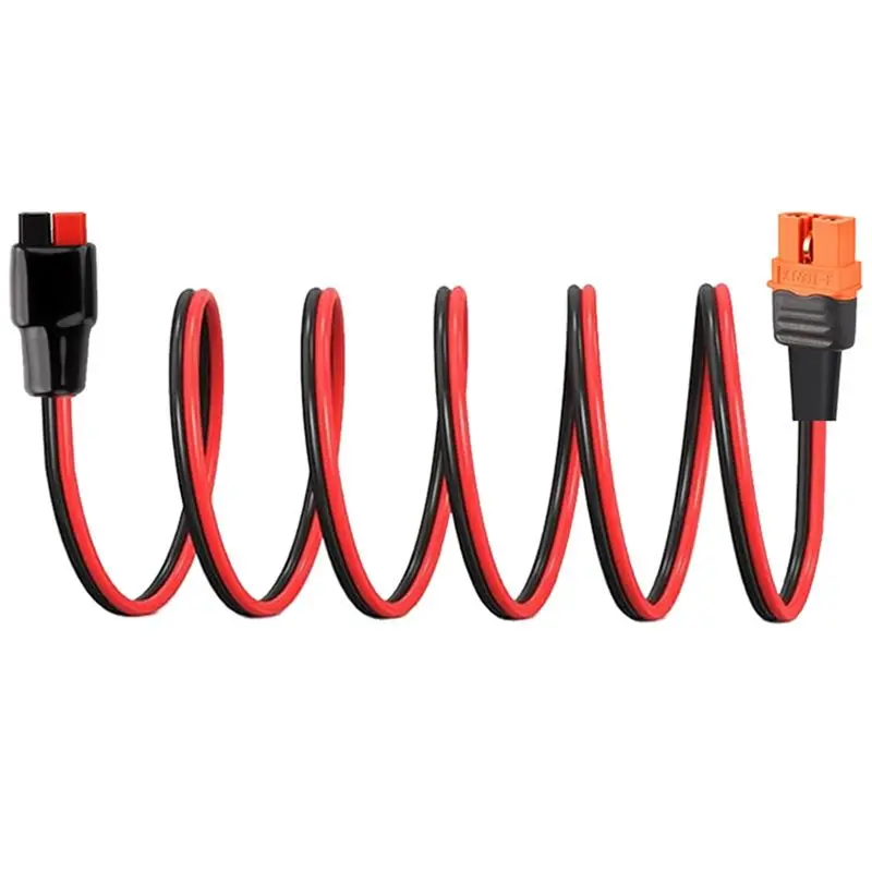 New-12AWG For Anderson To Xt60i Adapter,Xt60i To For Anderson Connector Cable For RC Battery Solar Panel And Portable Power Stat