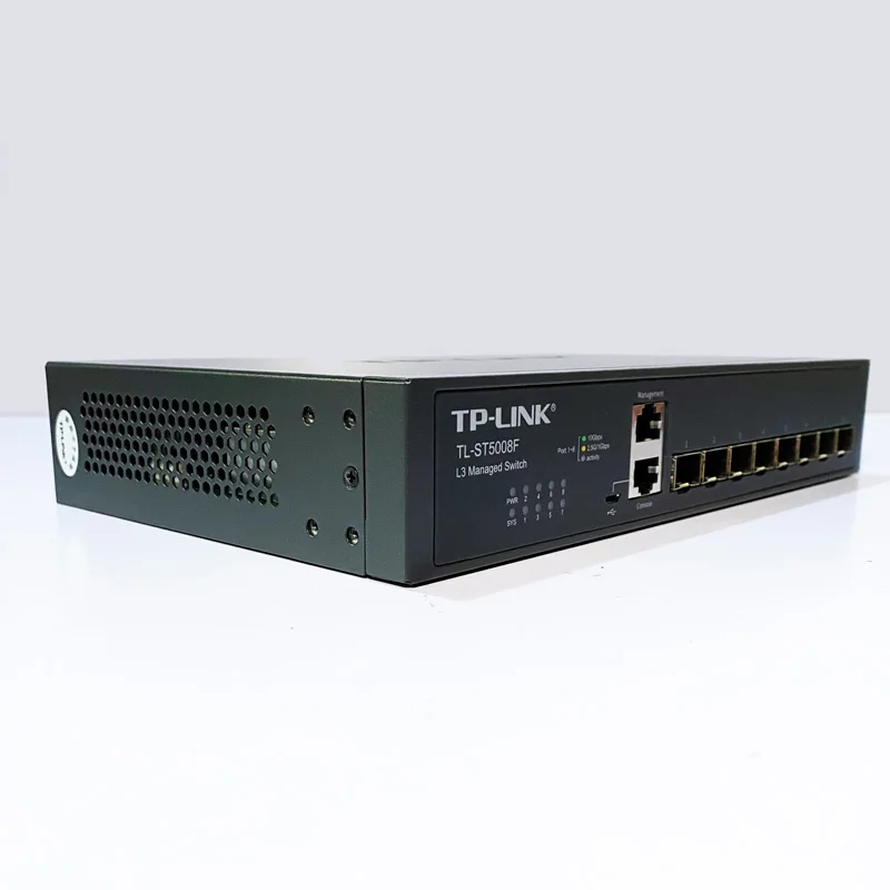 TP-link TL-ST5008F 10000Mbps Switch 10 Gigabit Optical Port SFP 10 Gigabit Network Switch Network Management Support VLan