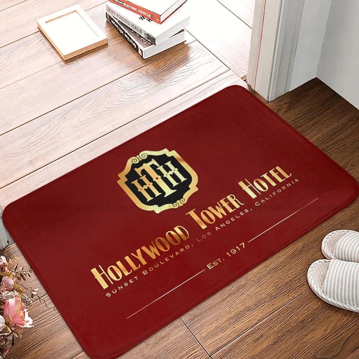 

Hollywood Tower Hotel Non-slip Doormat Kitchen Mat HTH Balcony Carpet Welcome Rug Home Decor