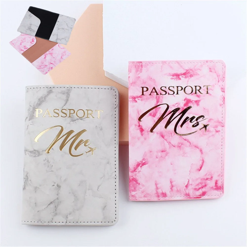 

Lover Couple Passport Cover Women Men Travel Accessories Fashion ID Credit Card Passport Holder Packet Wallet Purse Bags Pouch