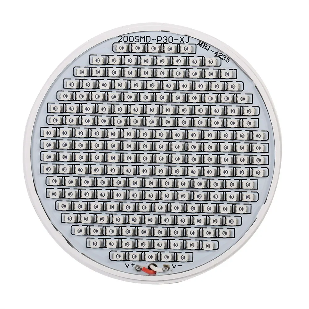 24W 200-luz LED para cultivo de plantas, lámparas hidropónicas E27 para cultivo de flores y verduras, 85 ~ 265V