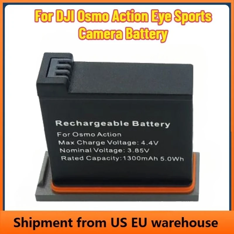 

For DJI Osmo Action 1 Action1 Rechargeable Battery NEW1300mAh Replacement Battery AB1