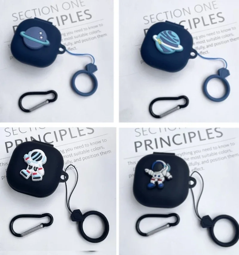 ل لا شيء الأذن 3 / الأذن (R)-الأذن 2024 حقيبة سماعة الاذن الكرتون رائد الفضاء حلقة مكافحة الإفلات سيليكون غطاء وقائي