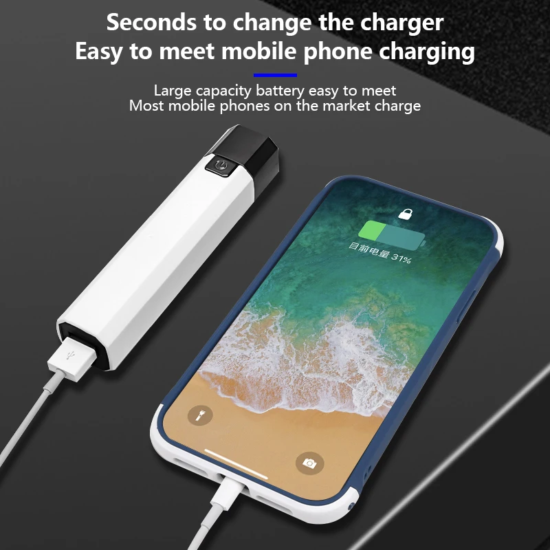 Mini LED Torches Portable LED Flashlight USB Charging Ultra Bright High Spotlight Handheld Pen Light Outdoor Camping Emergency