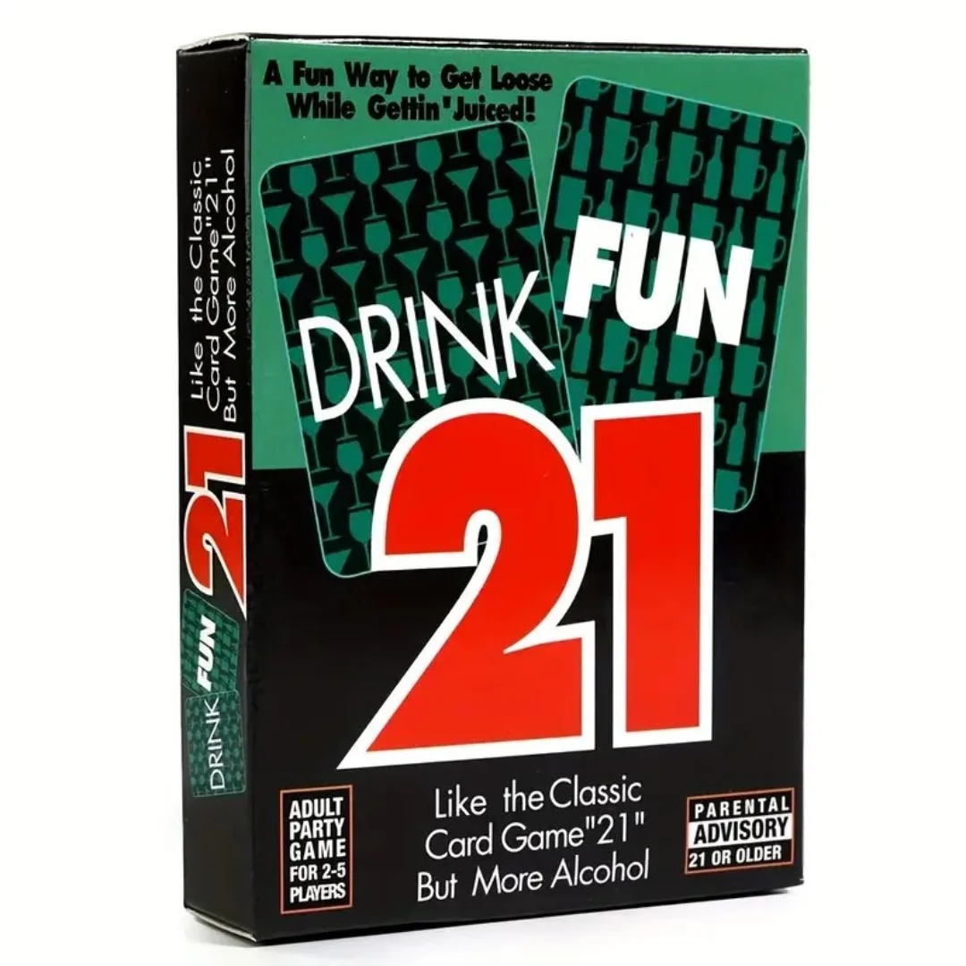 

Drink Fun Party Board Game Classic 21 Points Card Game Upgraded Version 2-5 Players Drinking Interactive Game Party Entertainment Card Game