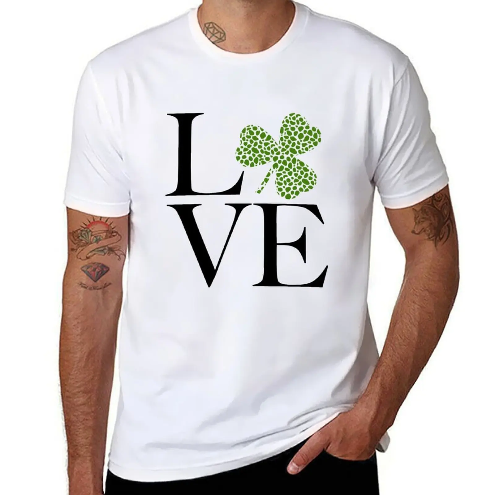

St Patrick's T-Shirt cotton t shirts high quality anime tshirt T-Shirt
