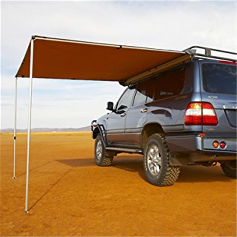 4x4 Folding Retractable Awning Rooftop Car Side Outdoor Tent Anti-UV Waterproof Shelter Family Picnic Fishing Tent