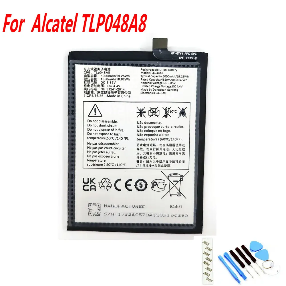 

Original 3.85V 5000mAh Battery For Alcatel TLP048A8 Mobile Phone