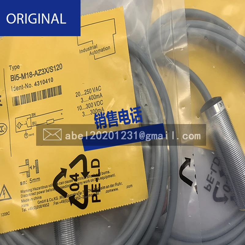 

NEW ORIGINAL SENSOR 3023-G-E5-C-S49 NI8-M18-AN6X/S100 BI5-M18-AZ3X/S120 NI8-M18-AZ3X/S100 NI8-M18-AZ3X/S120 BI5-M18-AZ3X/S100