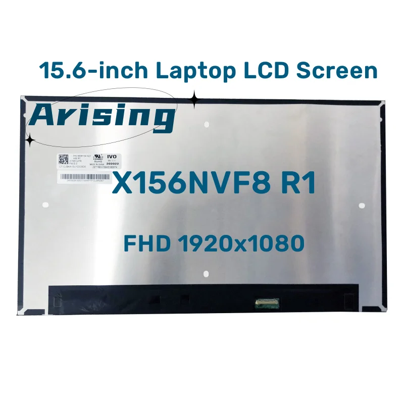 15.6-inch Laptop LCD Screen X156NVF8 R1 For HP Elitebook 850 G7 G8  FHD 1920x1080 100% Tested