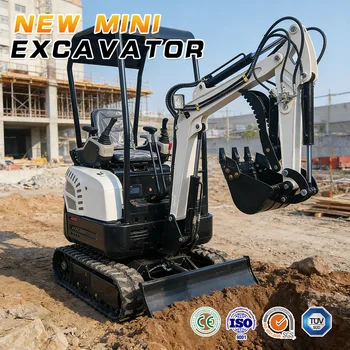 Minikoparka 2-tonowa z kabiną zamkniętą, zgodna z normą EPA Euro 5, hydrauliczna koparka do prac budowlanych, mała koparka z silnikiem Kubota.
