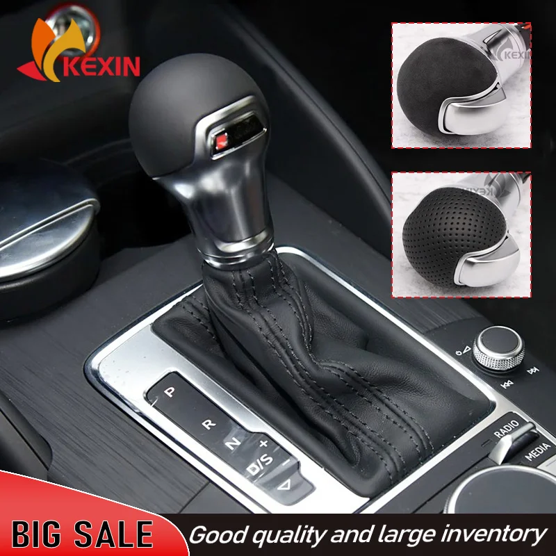 For Audi A3 S3 Rs3 Q5 S6 Rs6 A4 A5 A7 A6 Golf Mk6 Mk7 Automatic Gear Shift Knob Shift Lever Handle Head With Dust Cover