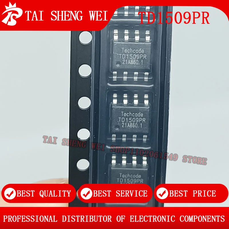 20pcs TD1509PR TD1509P5 TD1509 1509 SOP-8 SOP8 New Original IC Adjustable Buck Switching Voltage Regulator Chip