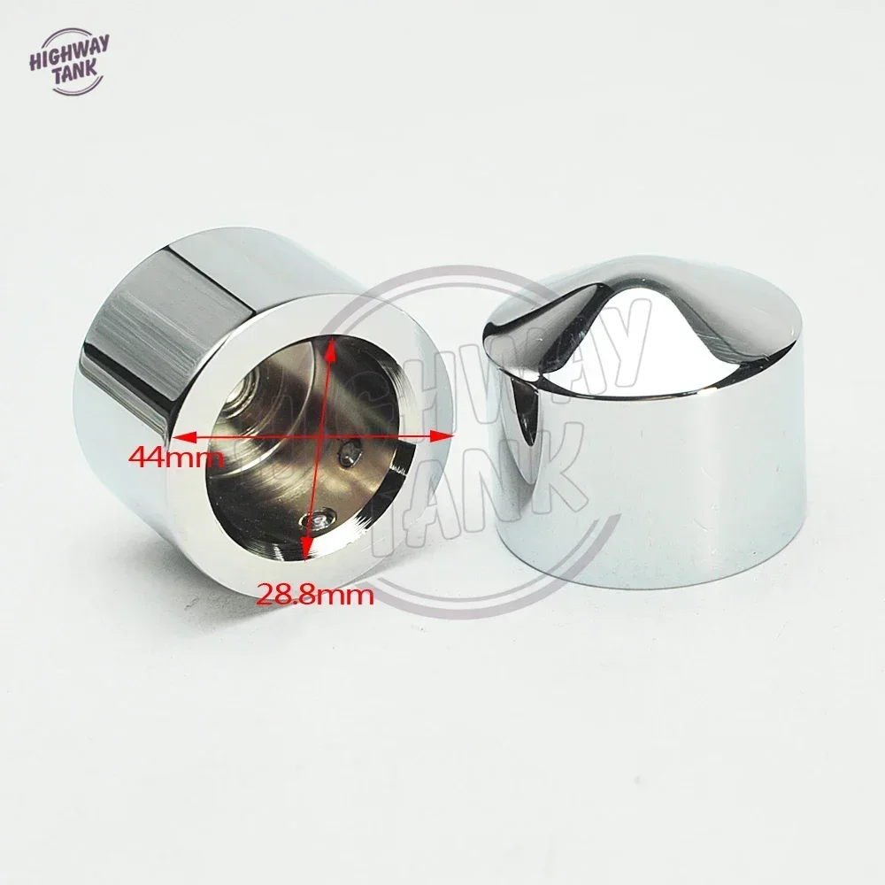 

Motorcycles Front Axle Nut Cover Bolt case for Harley Dyna Touring Softail Glide FL XL883 1200 Chrome