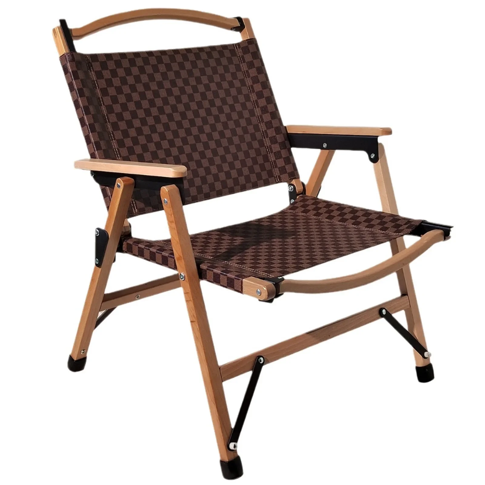 원목 접이식 휴대용 캠핑 의자 팔걸이 레저 낚시 발코니 테라스 모던 라이트 럭셔리 레저