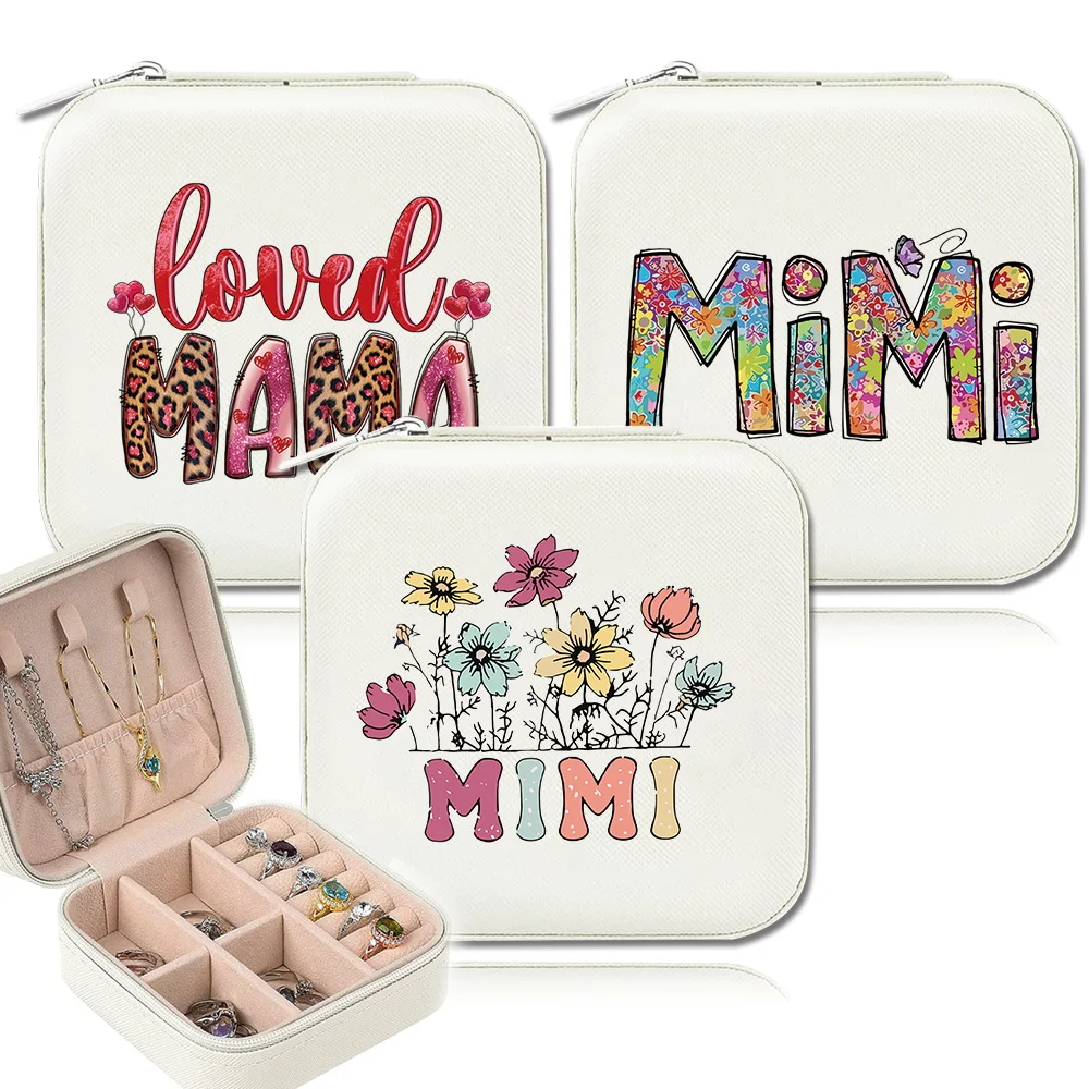 

Jewelers Accessory Storage Case Simplicity Multi-Grid Organizer Boxes Desktop Drawer Necklace Ring Holder Mom Printing