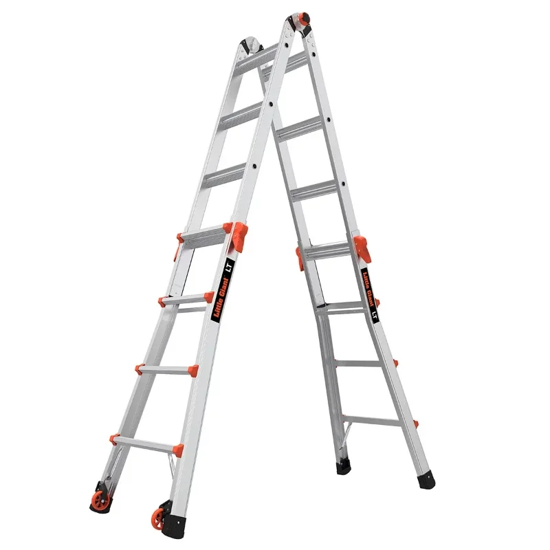 Little Giant 15' Aluminum Multi-Use Ladder with Rack