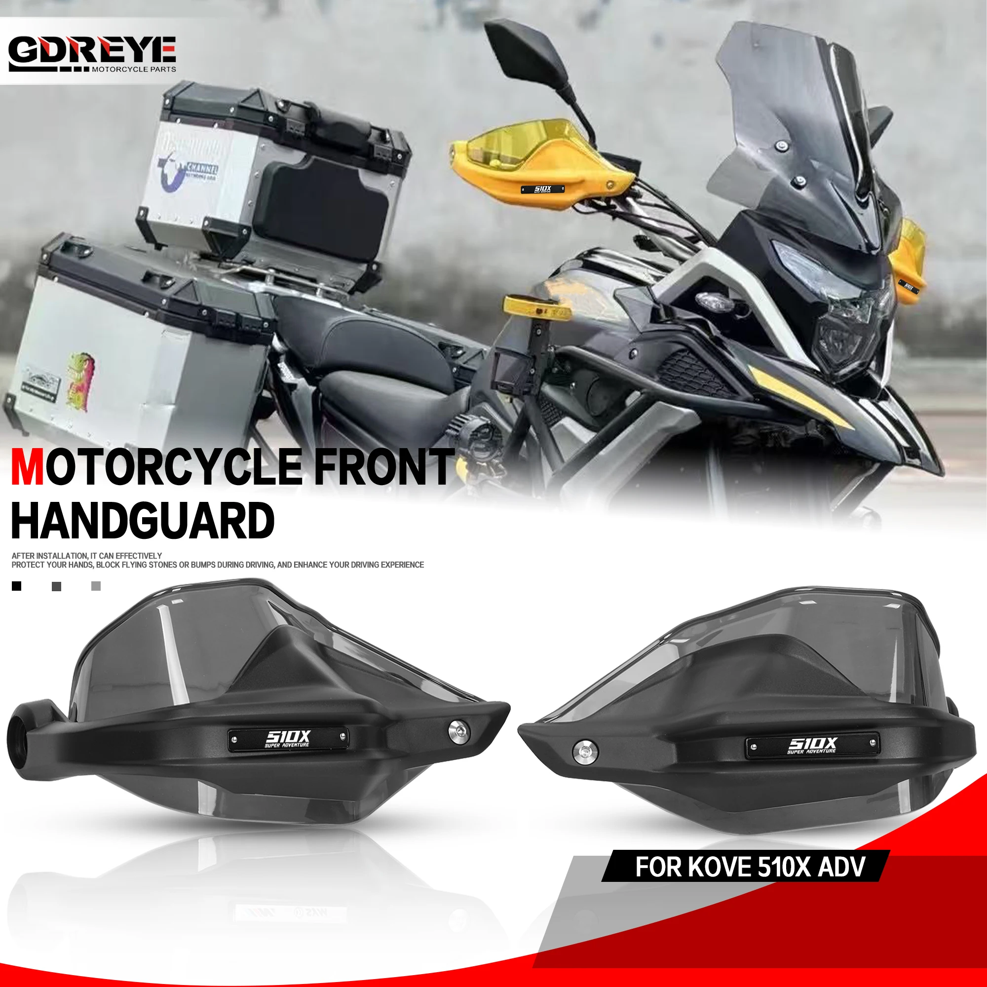 

For Kove 510X ADV 510X 2025 Motorcycle 510x adv Handguards Handlebar Guards Windshiel Protective Cover Lever Protectors