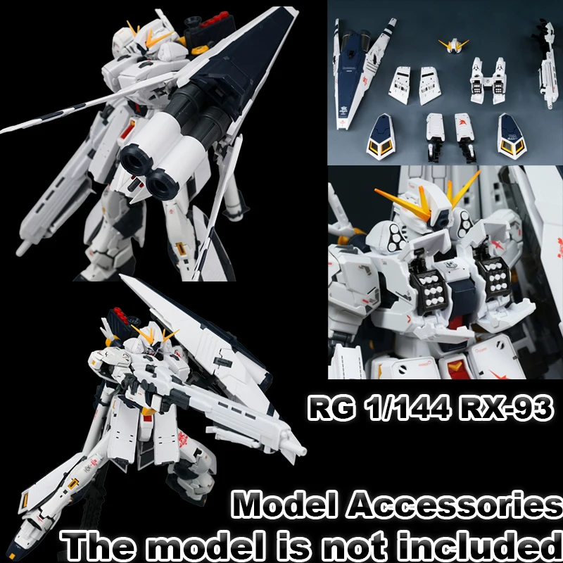 Neues Ew Rg 1/144 RX-93 Heavy Equipment HWS Support Fighter Jets Zubehörpaket Modifikation Hochwertiger Montagemodellbausatz
