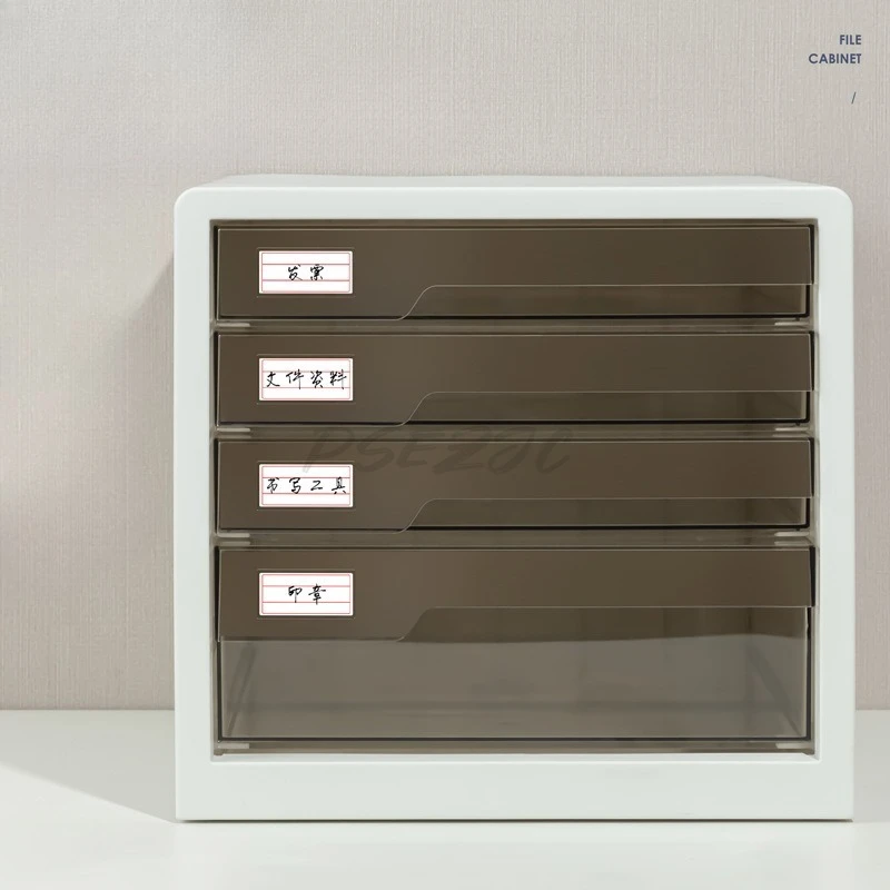 خزانة ملفات A4 درج شفاف سعة كبيرة لتصنيف وتخزين بيانات سطح المكتب