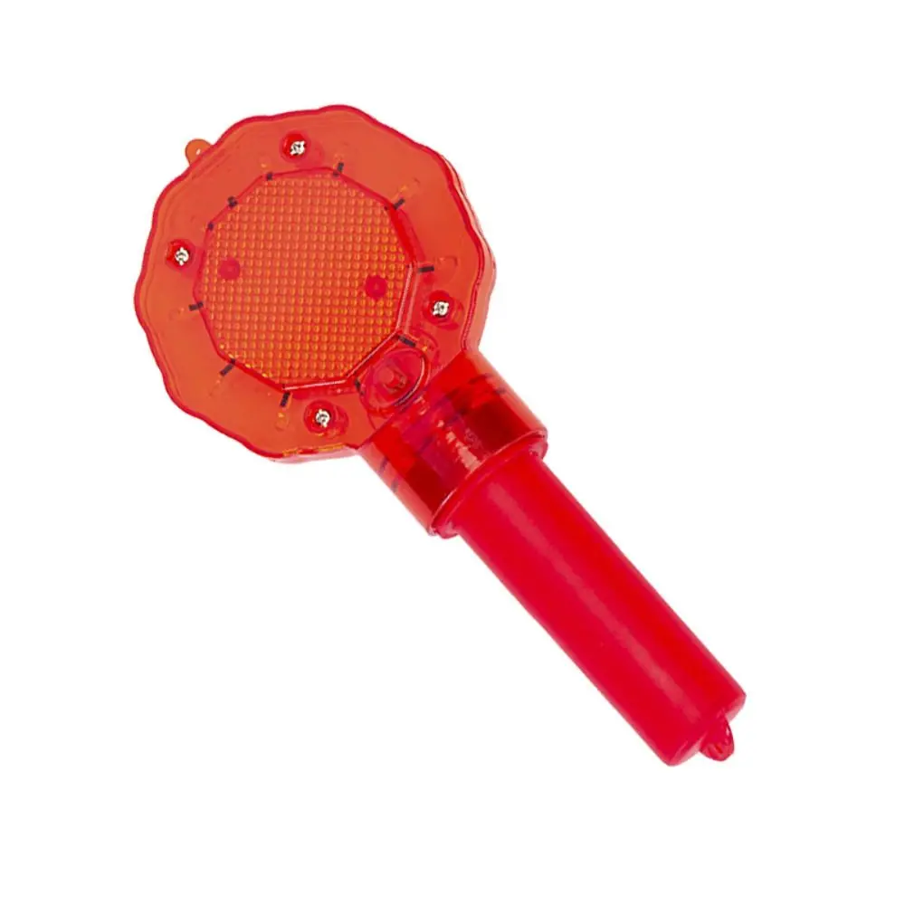 Red Plum Blossom Warning Light Safety Handheld Traffic Safety Signal Beacon Portable Universal LED Strobe Light Engineering
