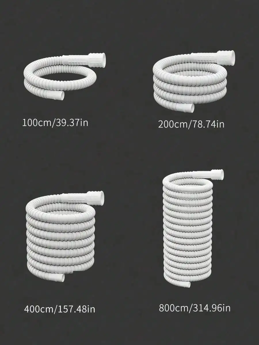 4m 360° Swivel Faucet Extender Duty Silicone Hose Anti Splash Nozzle Universal Adapter High Pressure Flow Kitchen Sink Gar