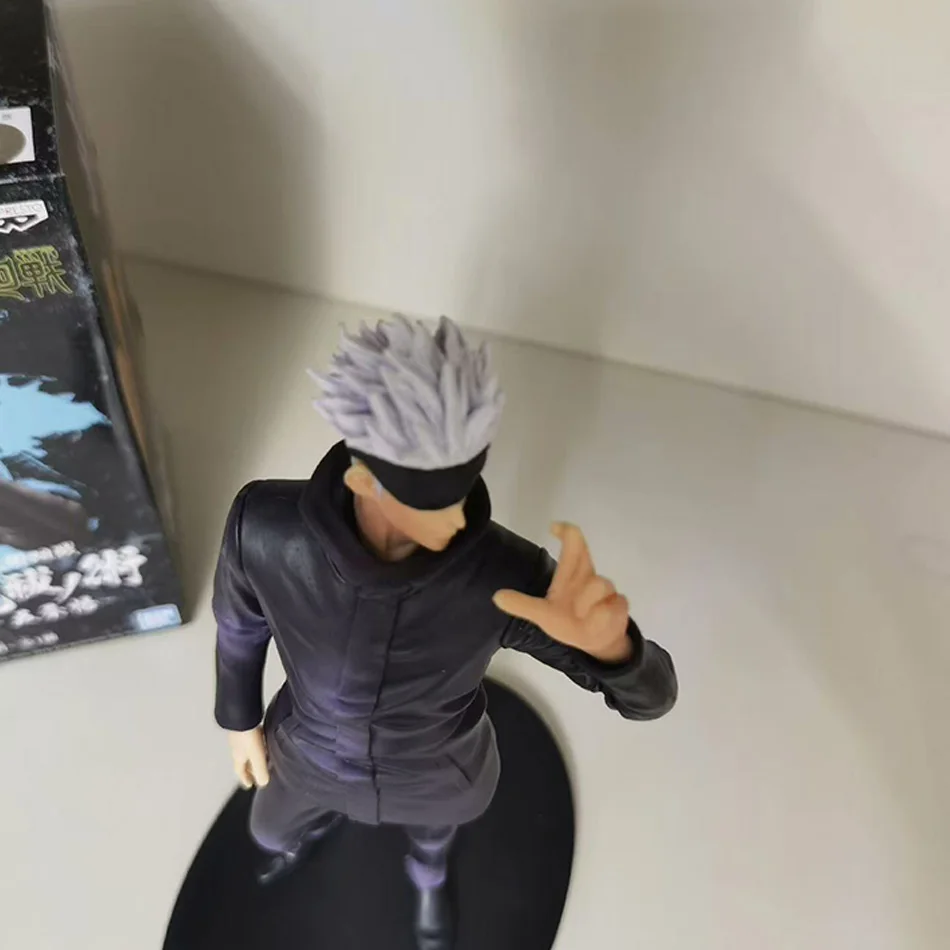 19cm Jujutsu Kaisen Anime-Figur Gojo Satoru Anime-Statue PVC-Actionfigur Sammlermodell Spielzeug Ornament Puppe – Detail 4