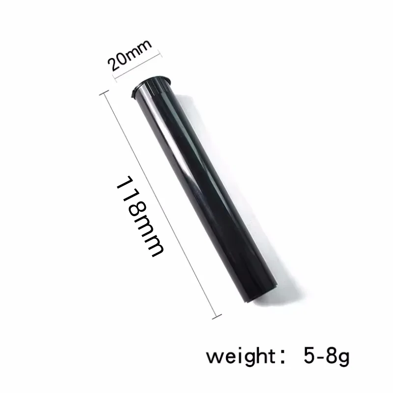 3Pcs Plastic Cigarette Storage Smell Proof Tube 118mm Waterproof Airtight Solid Storage Seal Container Smoking Accessories