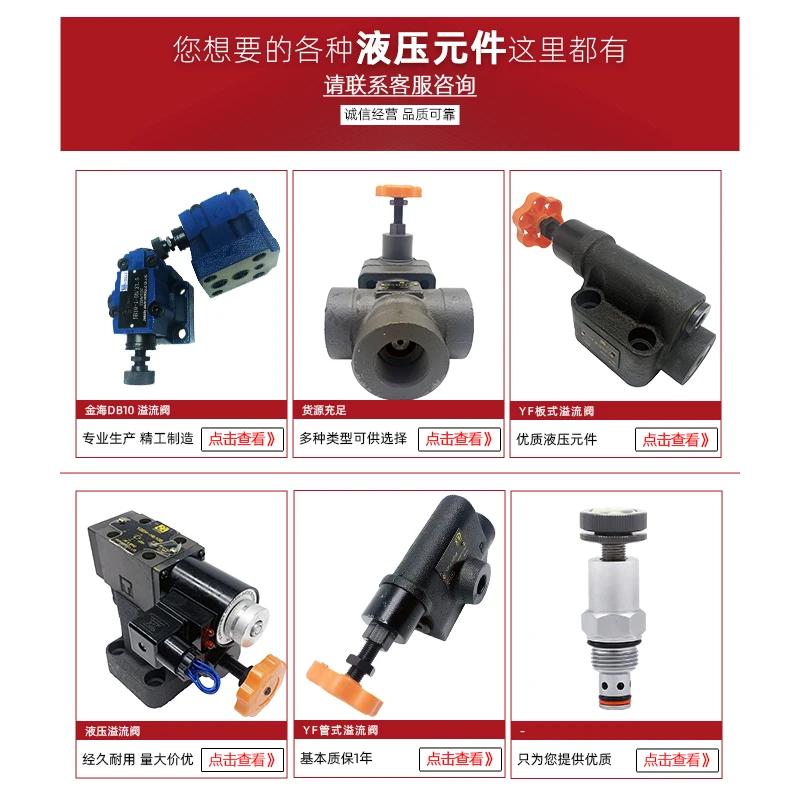 Hydraulic relief valve DB10/20/30-1-50B/315 pressure regulating valve pressure reducing valve