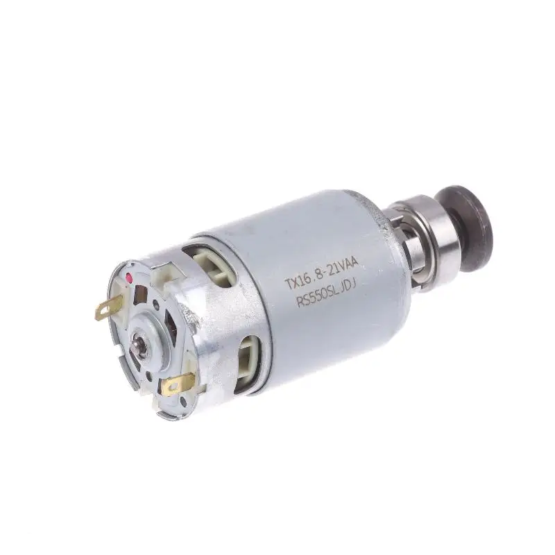 Mini 550 DC ELectric Motor 16.8V/18V/21V Universal Angle Grinder Micro Motor Screwdriver Drill Motor
