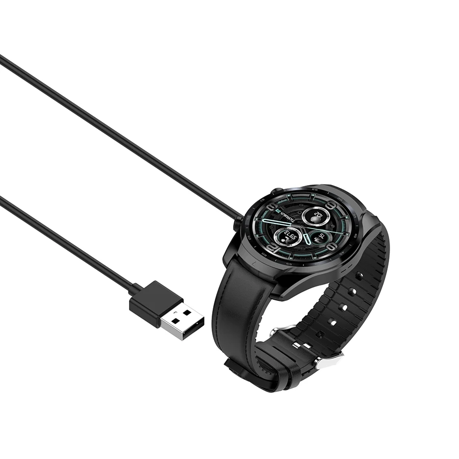 كابل شحن USB لـ TicWatch Pro 5 ساعة ذكية شاحن محول الحبل مهد قفص الاتهام قاعدة ل TicWatch E3 ProX Pro 3 LTE Ultra GPS