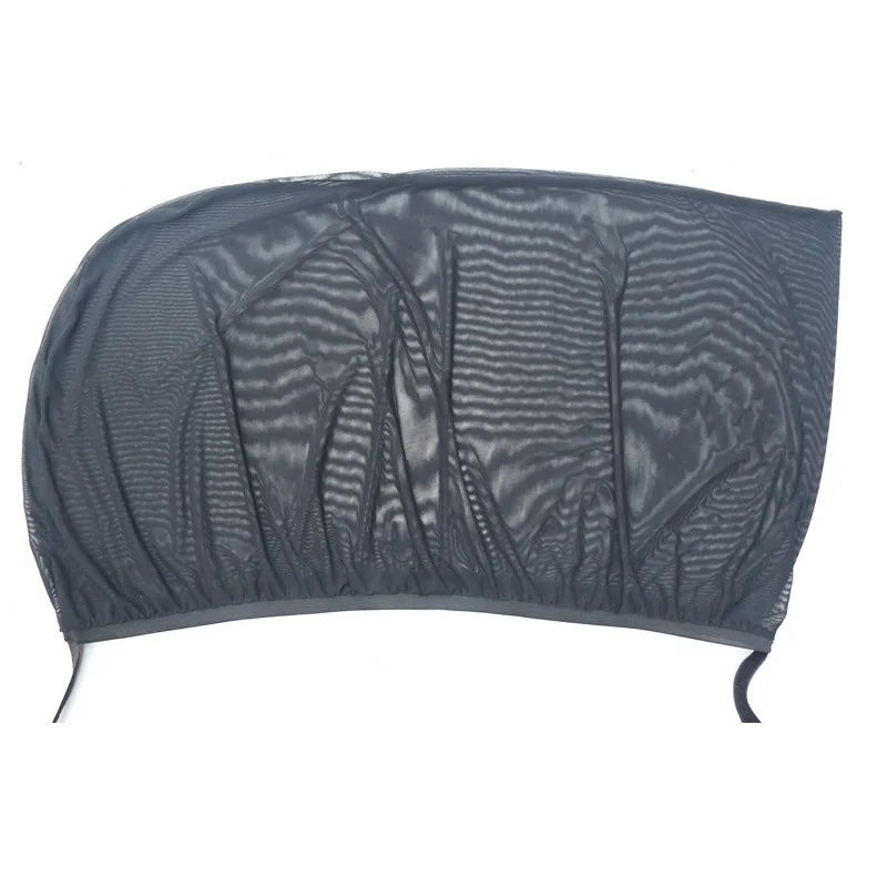 4pcs Car Front&Rear Side Window Sun Visor Shade Mesh Cover insulation anti-mosquito Fabric Shield UV Protector Sunshade Curtain