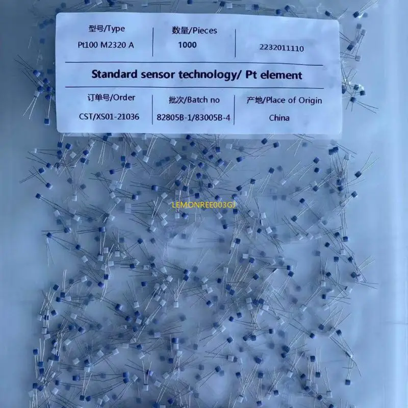 M4YC 1000pcs PT100 Sensori temperatura rilevamento della temperatura 400 gradi