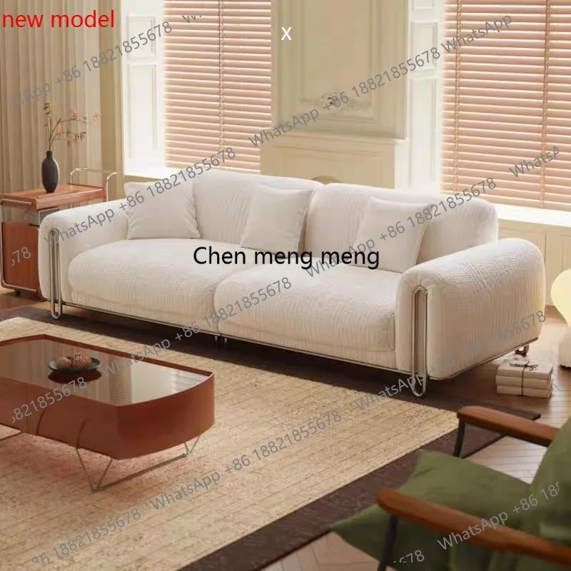Sofás Minimalistas de Diseño para Sala de Estar, Sofás Modulares Negros Modernos, Sofás Togo Suaves, Muebles de Sala, Muebles para el Hogar A