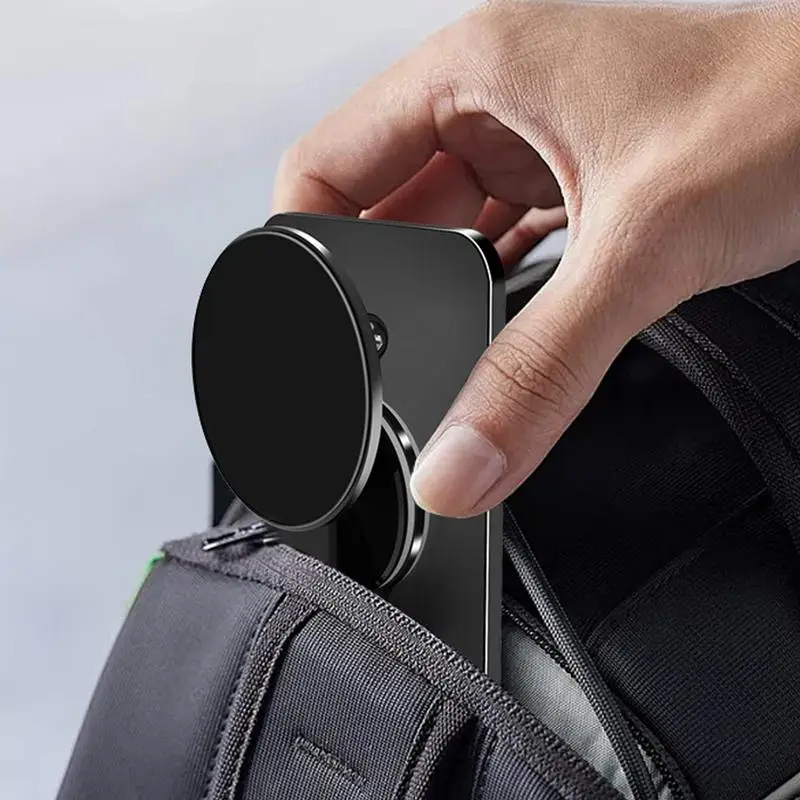 Magnetic Phone Holder Stand Desktop Cell Phone Stand Smartphone Support 360-Degree Rotation Carbon Steel Tablet Bracket For