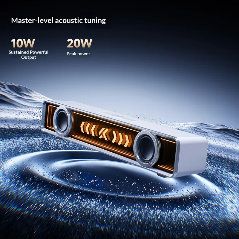 MCHOSE K20Pro سماعة لاسلكية تعمل بالبلوتوث مكبر صوت للألعاب 7.1 تأثيرات صوتية محيطة RGB مع ميكروفون قابل للفصل PC Switch2 PS4/5