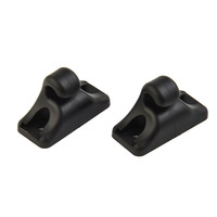 Sun Visor Sunvisor Bracket Clips For Porsche 924 944 968 94473143900 SET OF 2 Black Plastic Car Visor Bracket Clamp