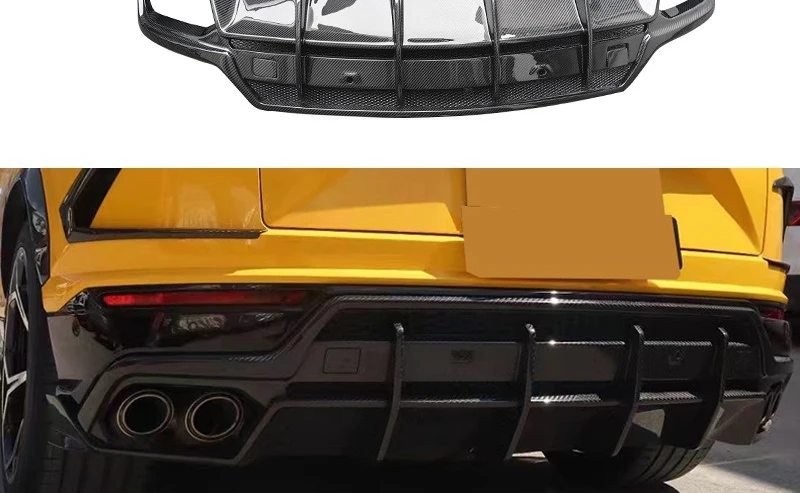 

Подходит для Lamborghini URUS, задняя губа из углеродного волокна, окружающий сухой карбоновый спойлер, модифицированная отделка автозапчастей