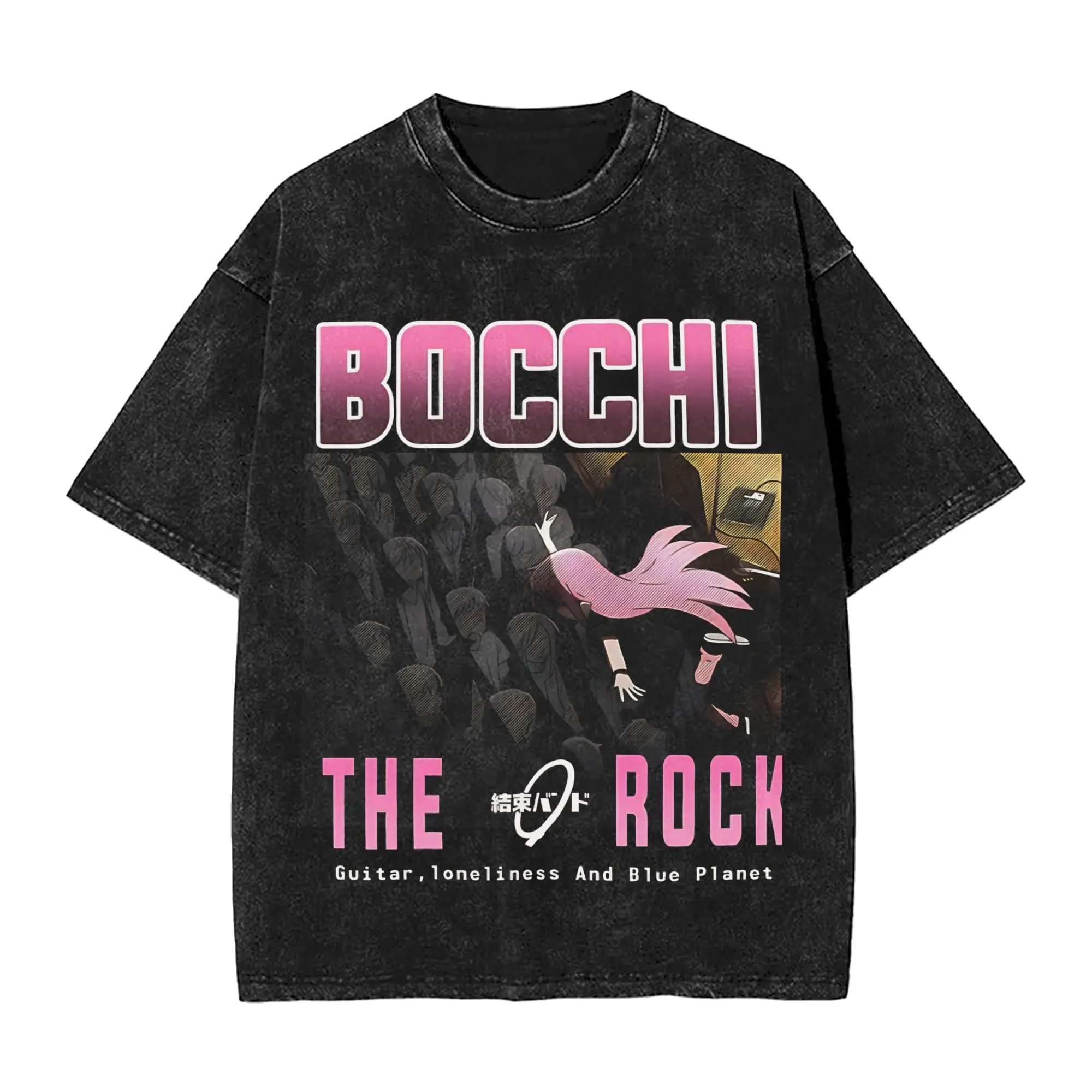 تي شيرت Bocchi The Rock مطبوع عليه رسومات جرافيك تي شيرت Harajuku تي شيرت للرجال والنساء #1