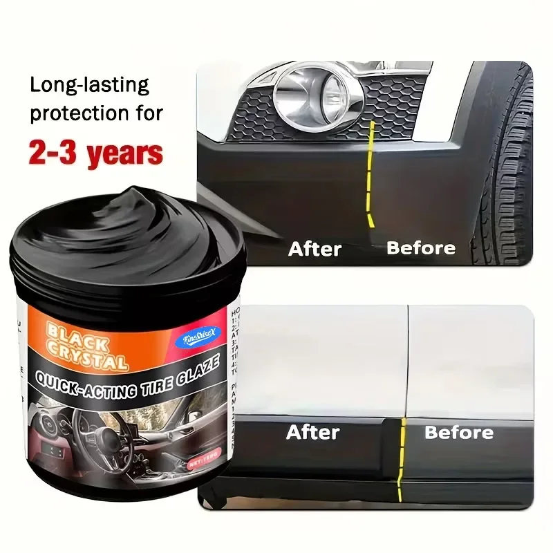 Automotive Plastic and Decorative Repair Agents Return To Black UV Resistant Ceramic Coating Refurbishment Wax