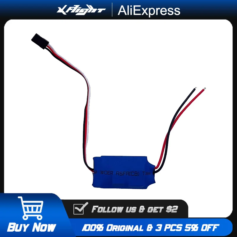 

XAERO 12S UBEC High Voltage Power System, 50A Switching Regulator for RC Jets, 6-50V Input with Overload Protection