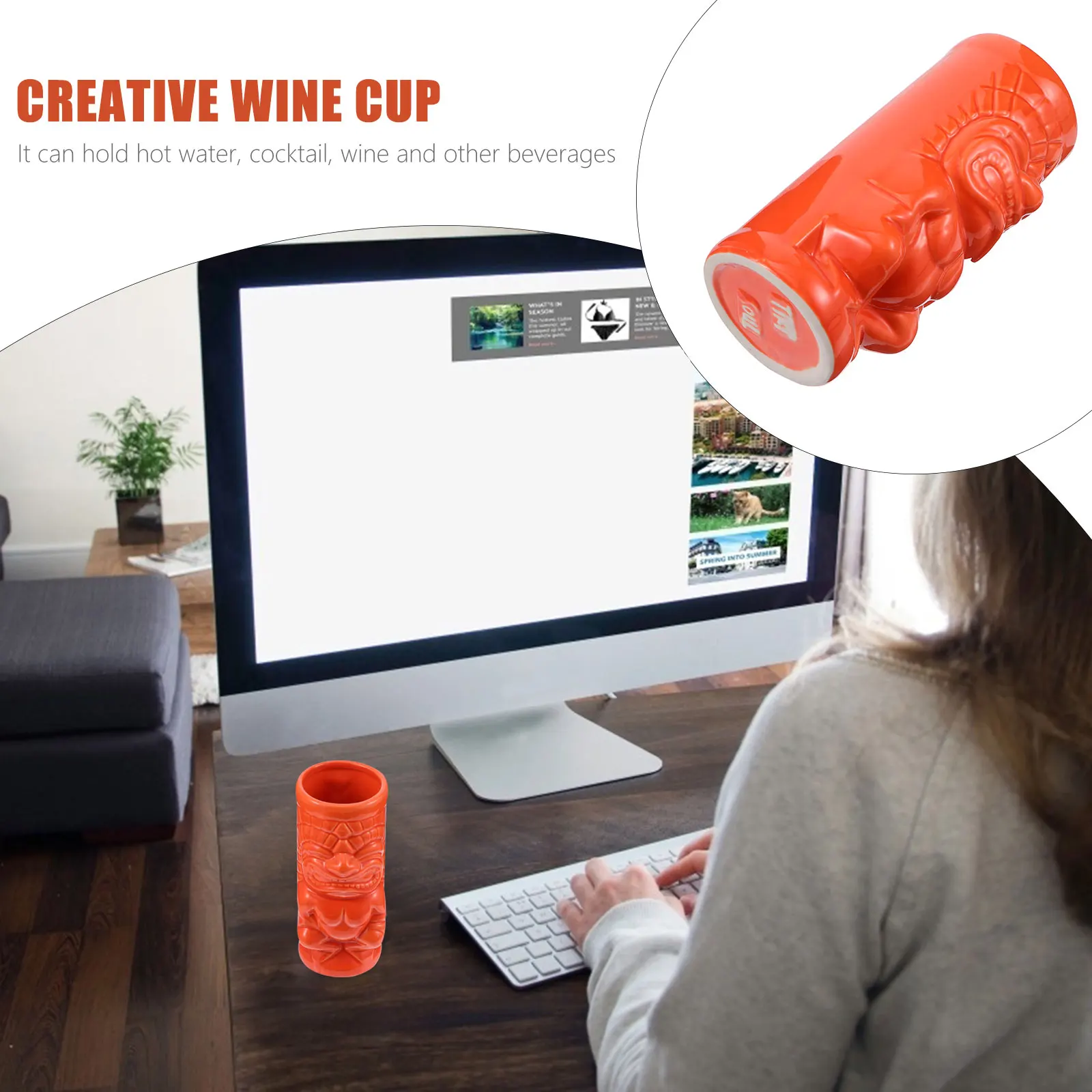 

Cocktail Cup Wine Tumbler Water Cup Creative Wine Cup Bar Wine Cup