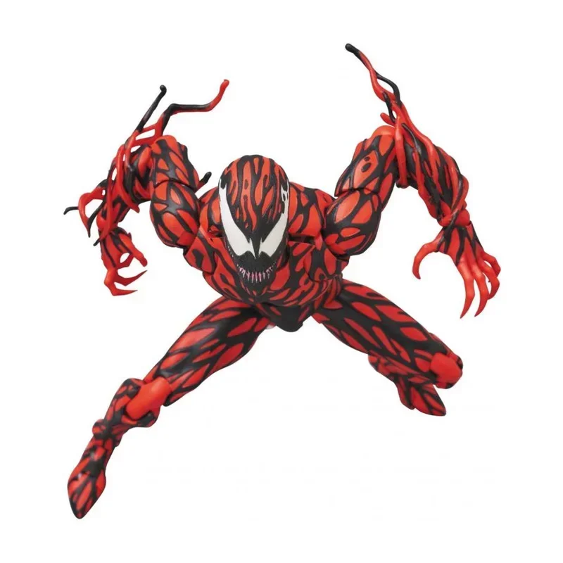 In Stock New Original Medicom Toy MAFEX No.118 Carnage COMIC Ver Spider Man PVC Anime Action Collection Figures Model Toys Gifts