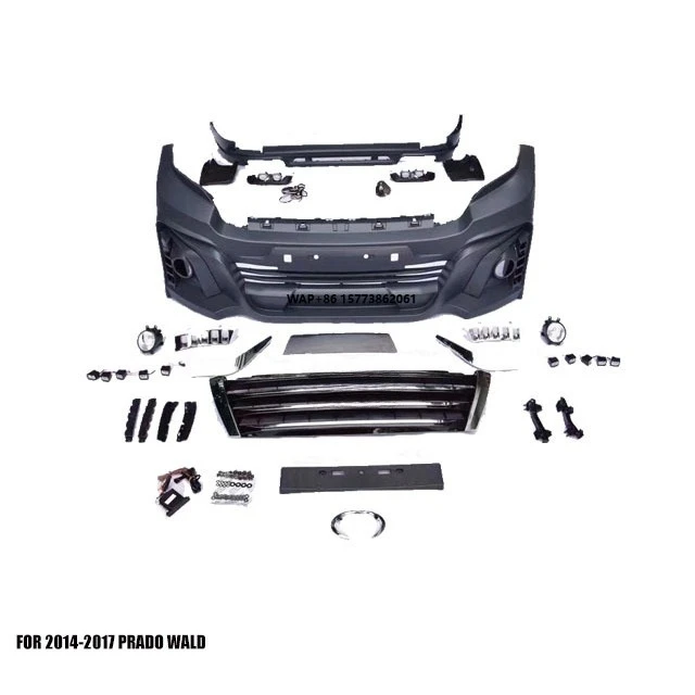 

Car Accessories WALD Body Kit Bumper for Prado 2014 2015 2016 2017 Year. Plastic Material Perfect Fitment