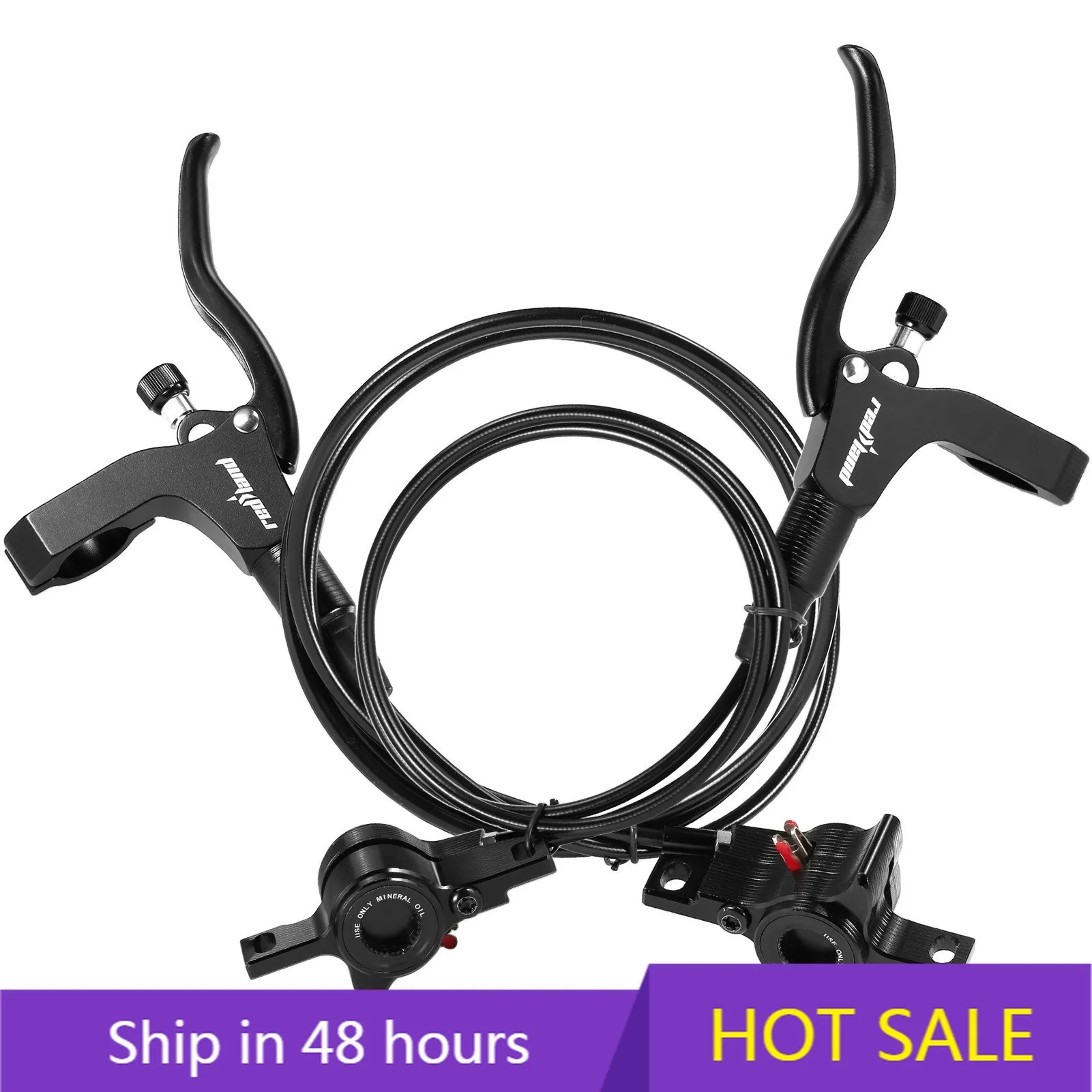 

YTYIN Hydraulic Bike Disc Brake Front and Rear Caliper Rotor Bike Accessories Riding Equipment for Road Mountain Bike