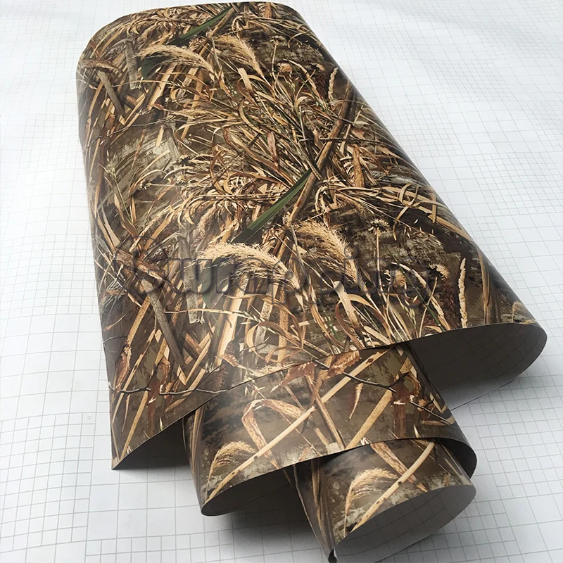Shadow Grass Blades Tape Graphics Camo Printed Grass Camouflage Style Truck Hunter Car Roof Hood Camouflage Vinyl Vehicle Wrap