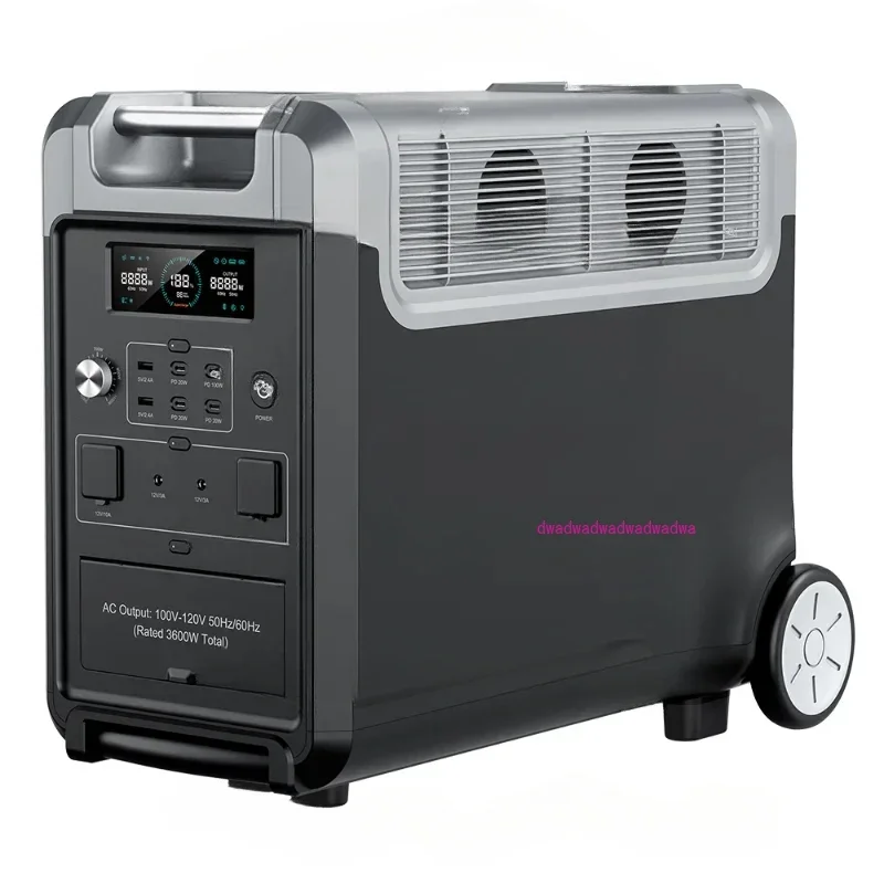 Large Capacity 3840Wh Portable Power Station 3600W 3300W with Expansion Battery